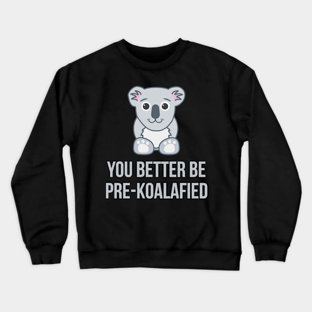 Real Estate Koala Crewneck Sweatshirt by sqwear